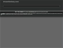 Tablet Screenshot of dreamfantasy.com